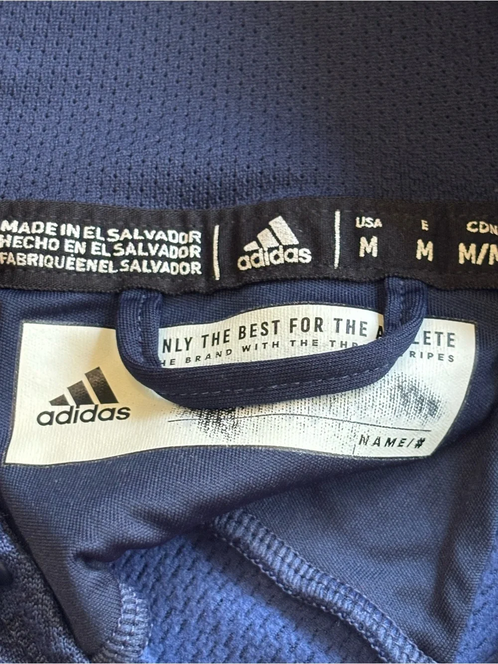 adidas Navy Heather The Citadel Track & Field Pullover Hoodie